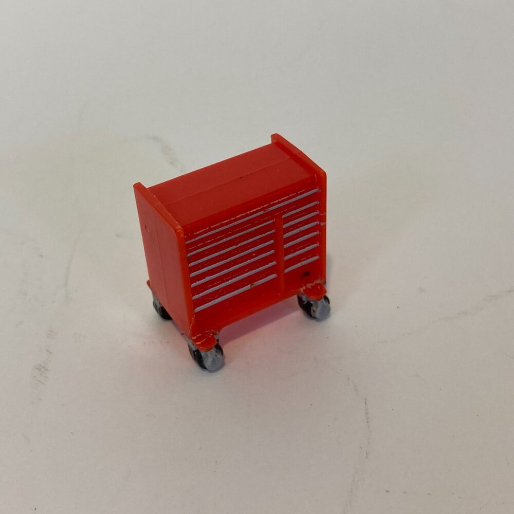 5/$35 Disney Pixar Cars Lightning McQueen Tool Cart Box 95 Acc Diecast Toy